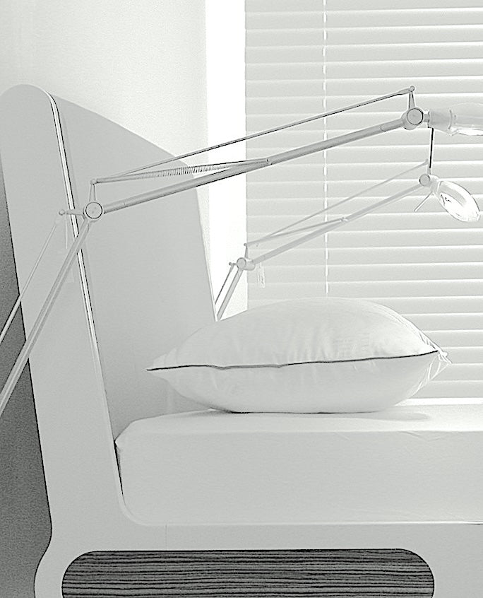 Design Linea Bettwäsche nachtstudio – Schwarz-Weiß Stimmungsbild