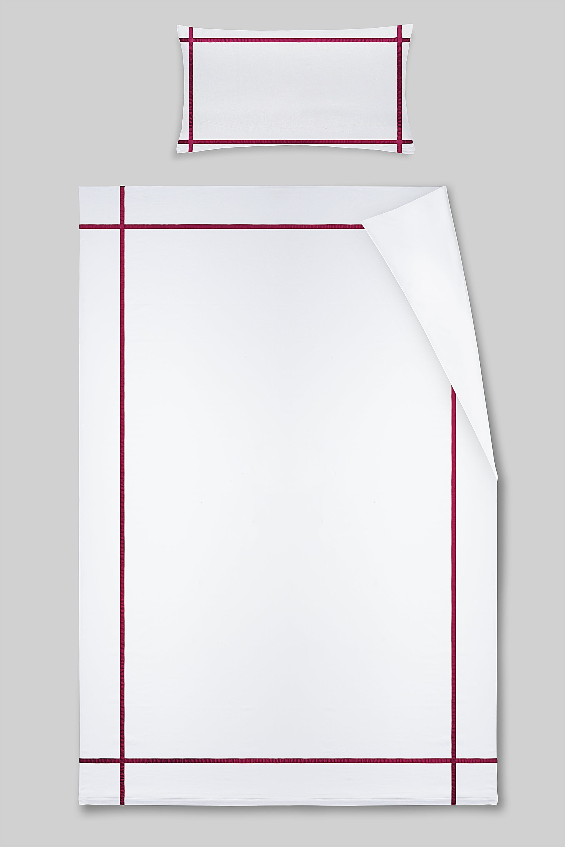 Design 27 Premium Bettwäsche Magenta – Bettbezug Set nachtstudio