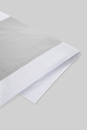Weiße Bettwäsche Design 53 mit Farbe