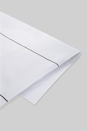 Weiße Bettwäsche Design 71.2 mit Farbe