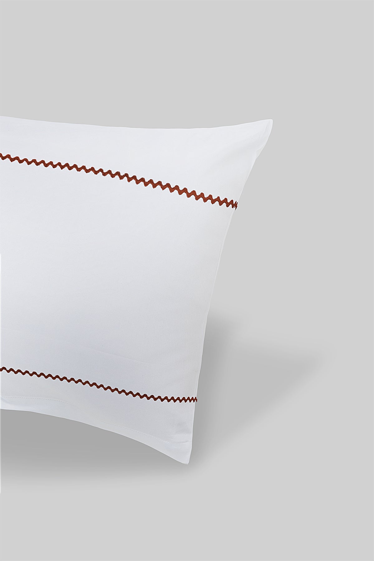 Weiße Bettwäsche Design 71.2 mit Farbe